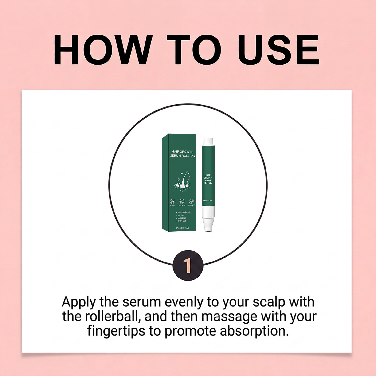 Daily Roll-On Scalp Hair Care Oil Essence