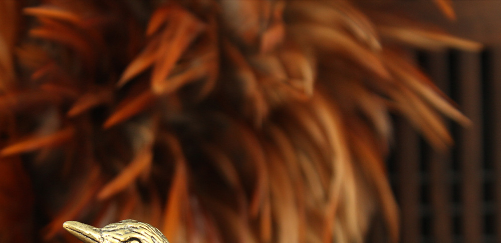 Copper bird ornament decoration