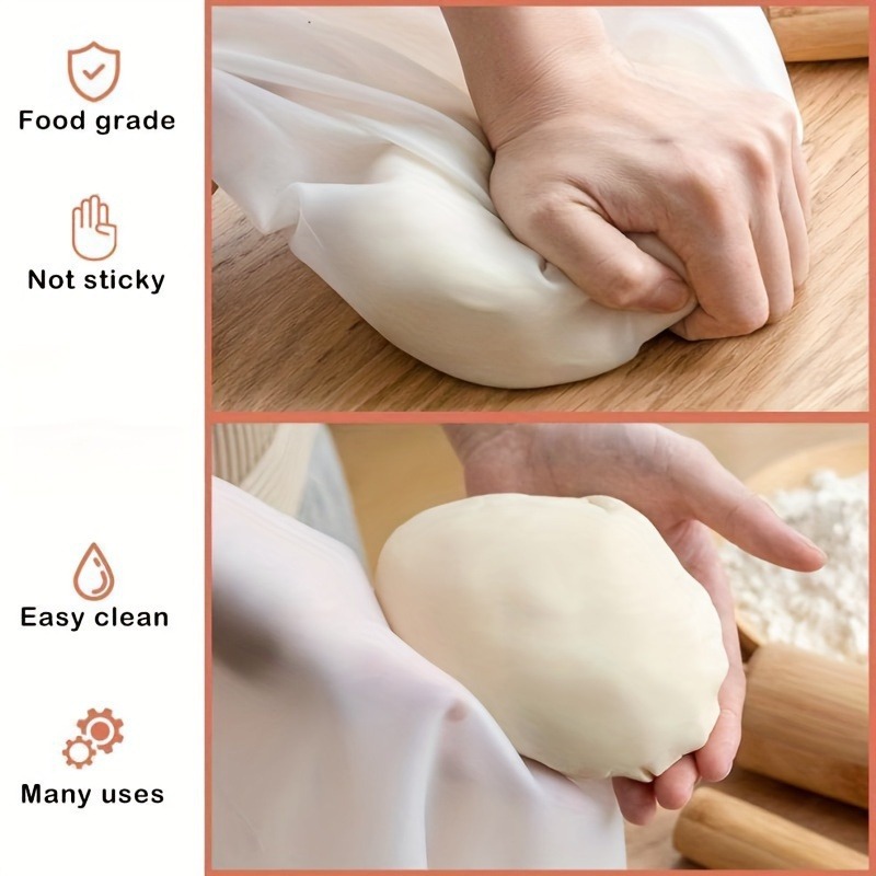 Silicone dough kneading bag thickened non-stick hand baking tools for home use