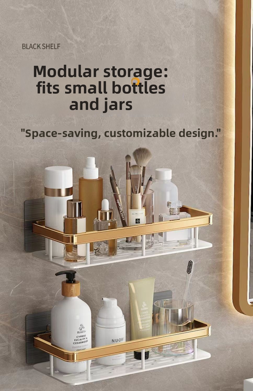 Bathroom shelf