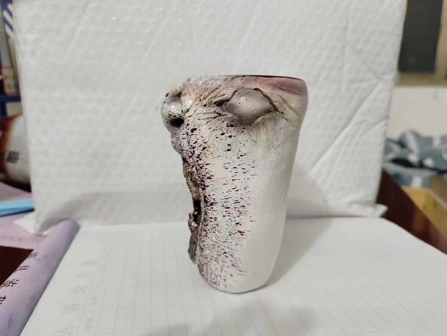 Halloween Horror Handmade Gothic Vampire Half Face Funny Mug