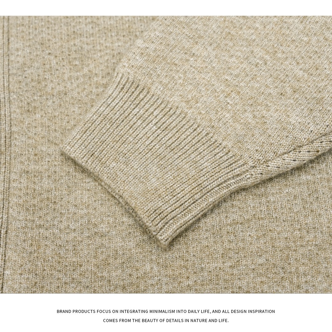 Sweater knitted cardigan