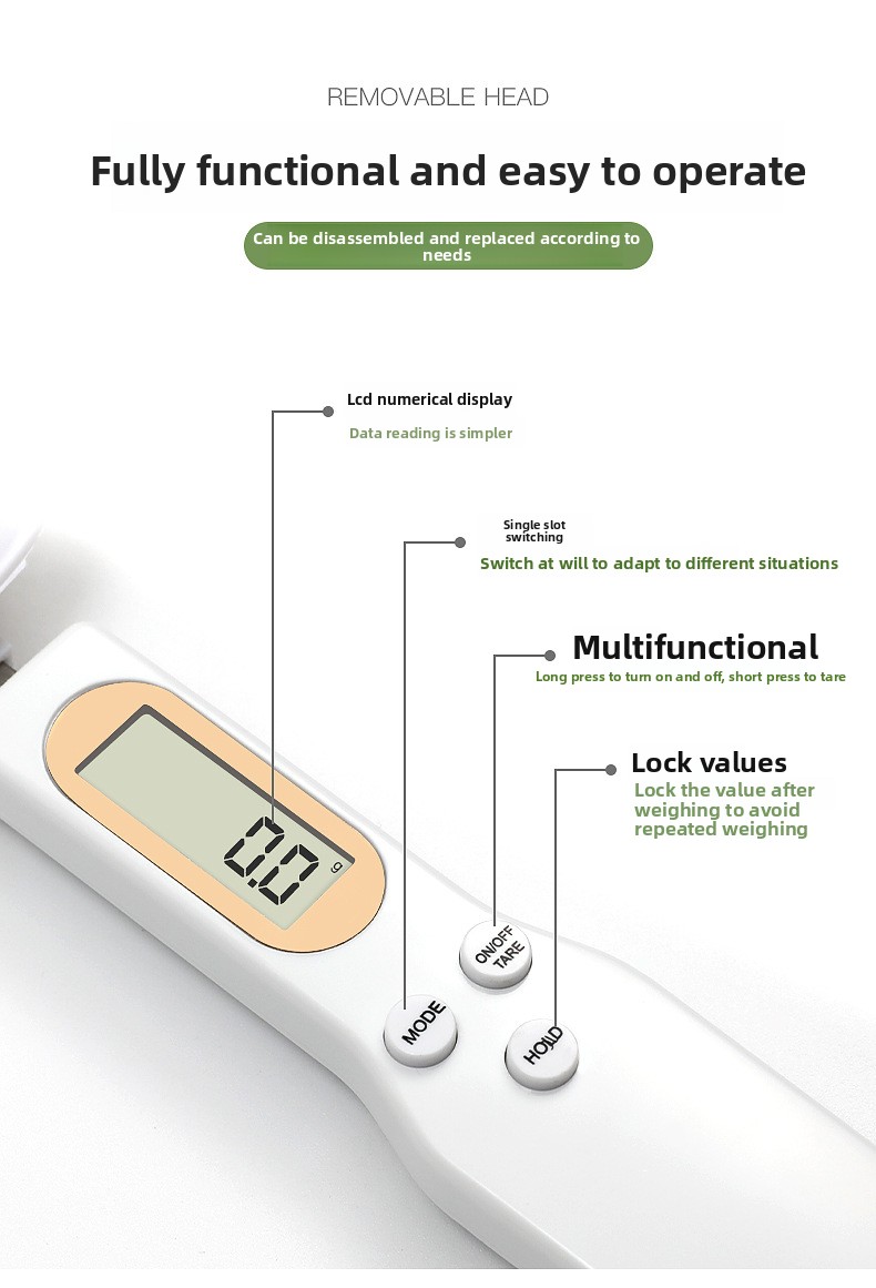 Electronic Measuring Spoon Scale Household Small Electronic Weighing Scale