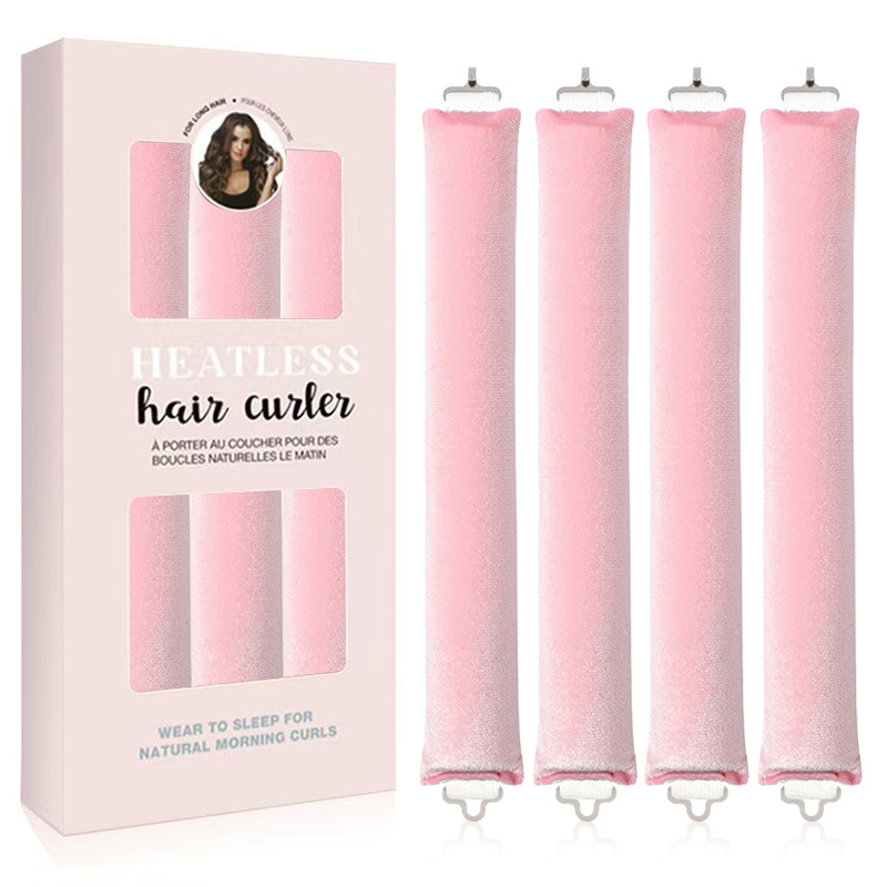 No-Heat Overnight Hair Curling Rod Set for Fluffy Big Waves