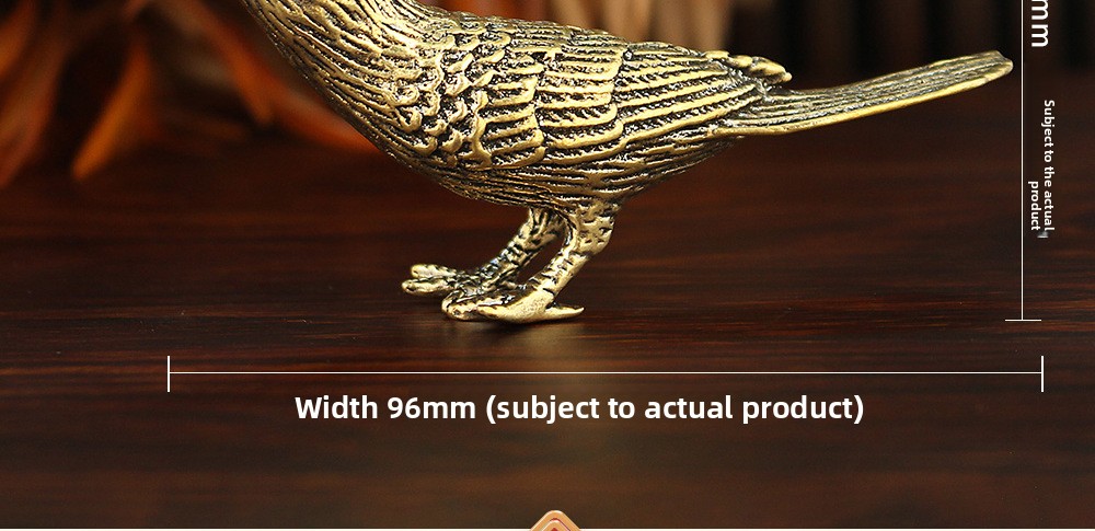 Copper bird ornament decoration