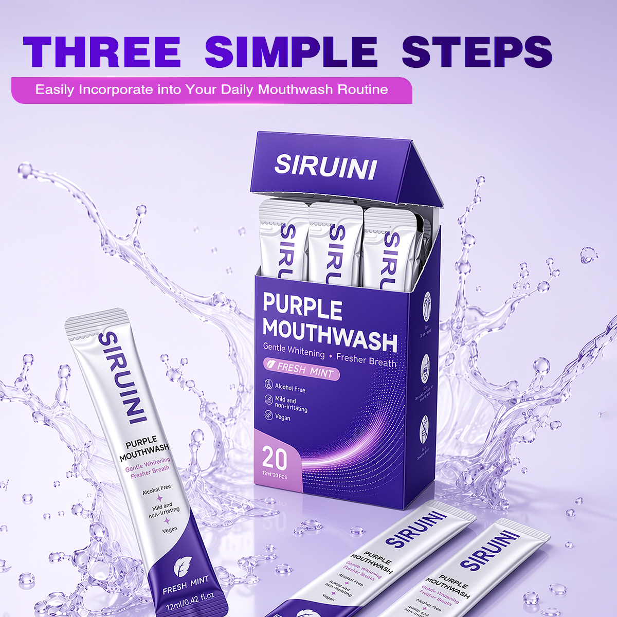 Fresh Purple Mouthwash