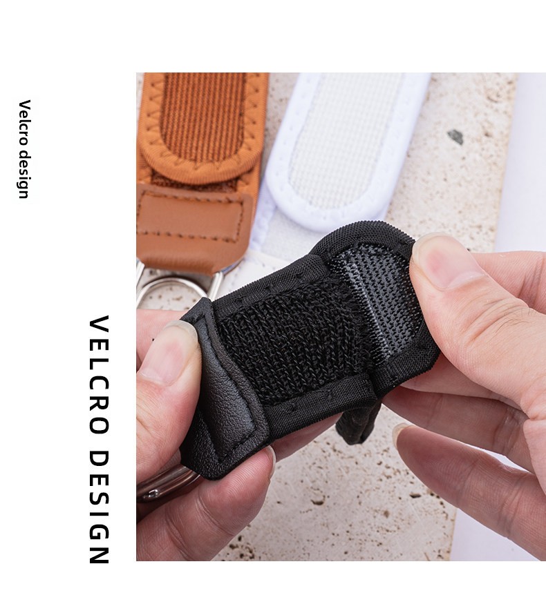 Men's Hook-and-Loop Waist Tightening Belt Without Buckle for Adjustable Comfort
