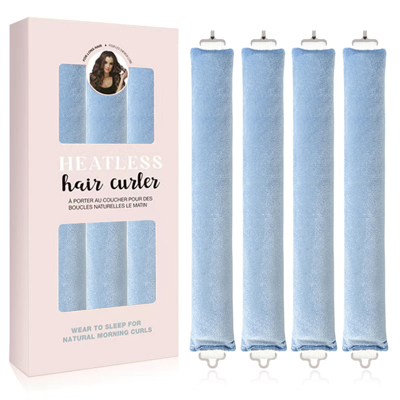 No-Heat Overnight Hair Curling Rod Set for Fluffy Big Waves