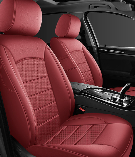 Car seat cover - genuine leather for the driver's seat