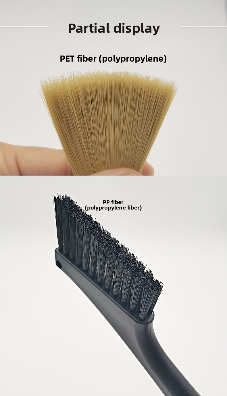 Coffee Machine Dual-Head Detachable Soft Bristle Cleaning Brush