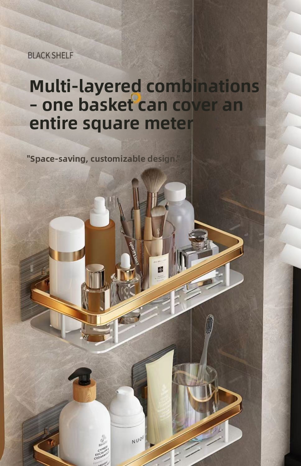 Bathroom shelf