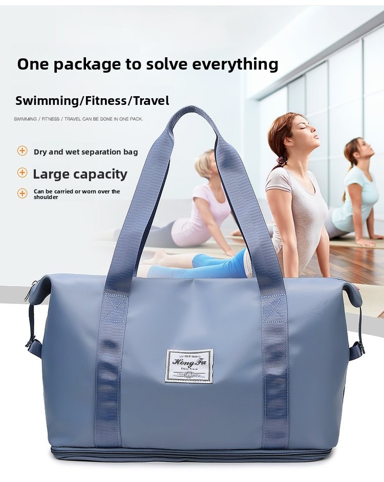 Foldable Large Capacity Waterproof Travel and Fitness Bag