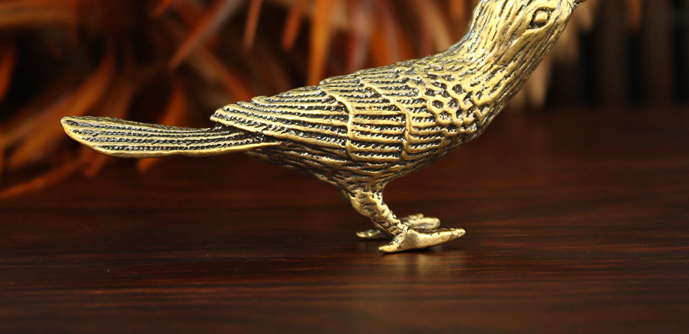Copper bird ornament decoration