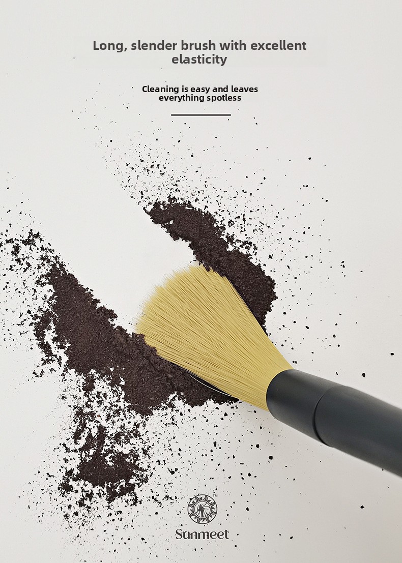 Coffee Machine Dual-Head Detachable Soft Bristle Cleaning Brush