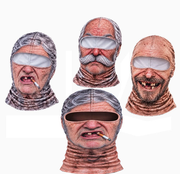 Novelty Animal Pattern Full Face Ski Cycling Mask
