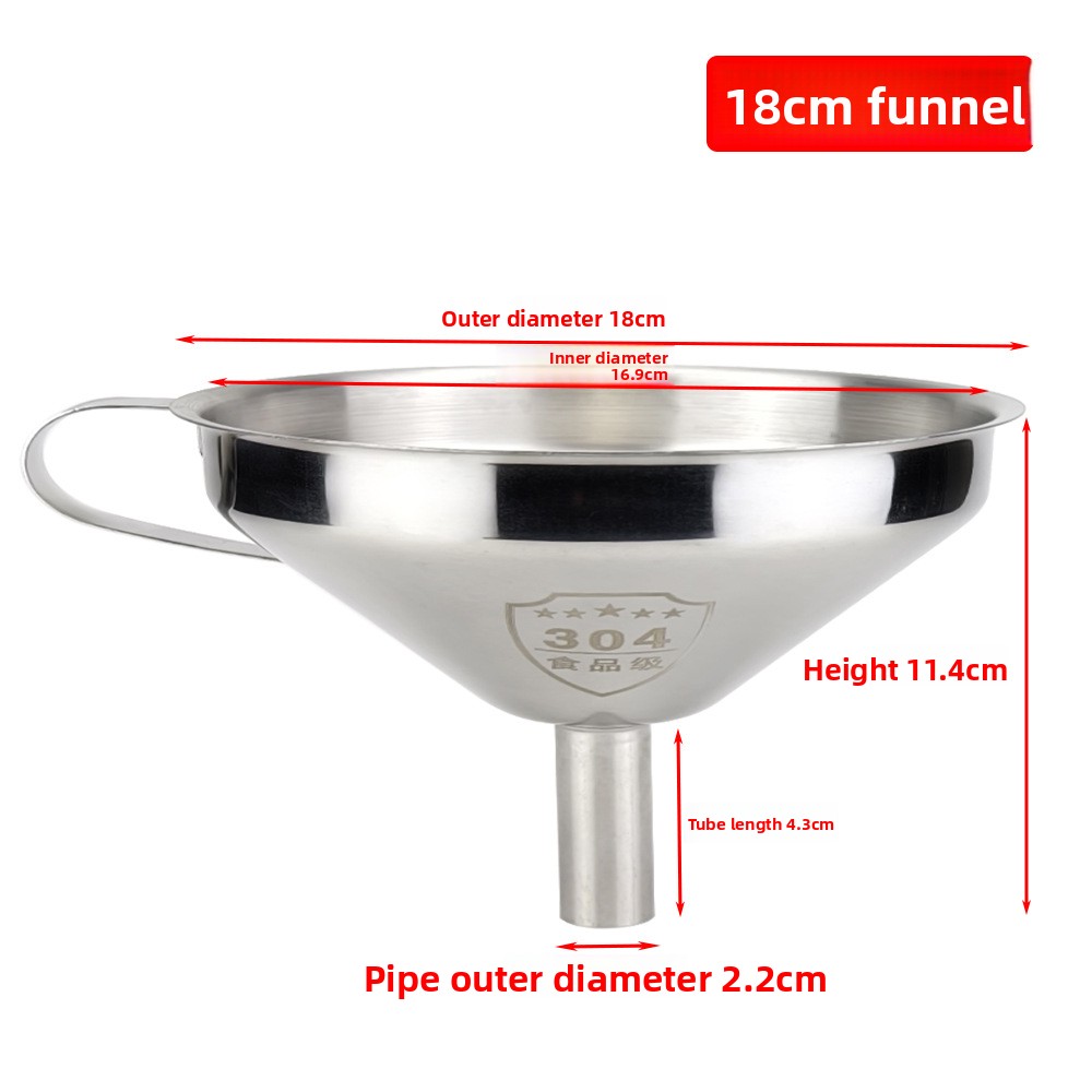 Wide Mouth Funnel for Kitchen Oil and Liquid Transfer