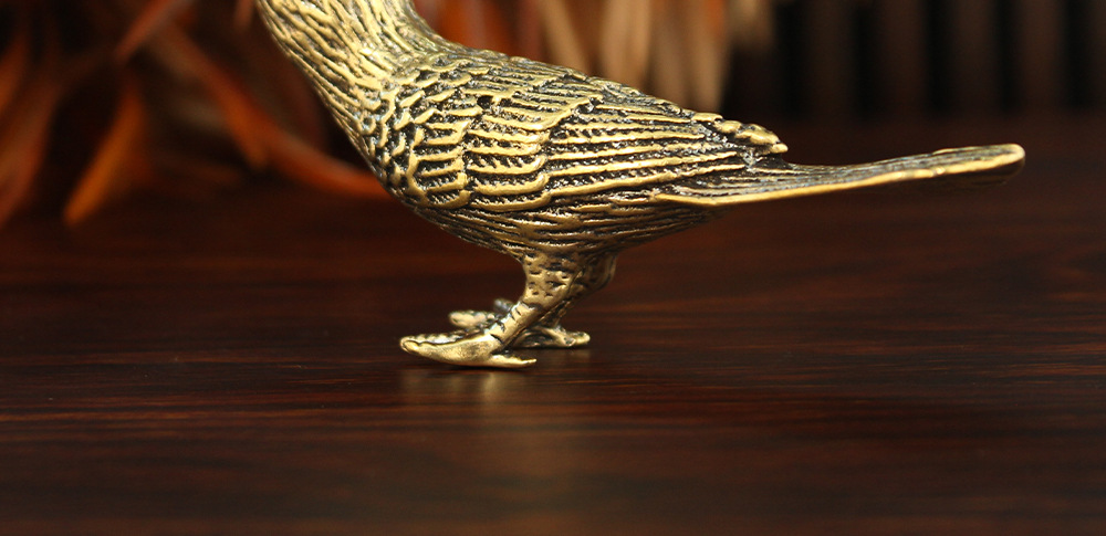 Copper bird ornament decoration