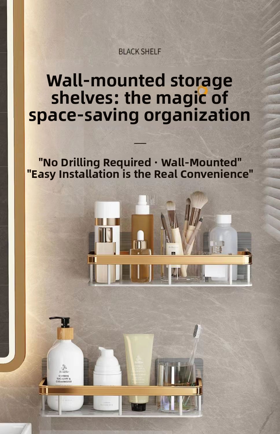 Bathroom shelf