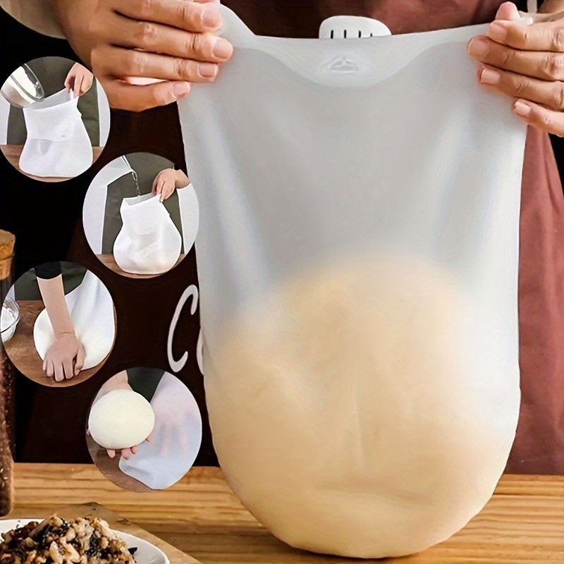 Silicone dough kneading bag thickened non-stick hand baking tools for home use
