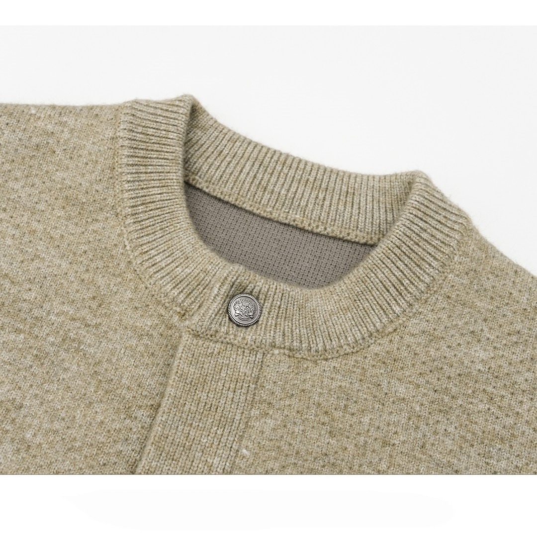 Sweater knitted cardigan