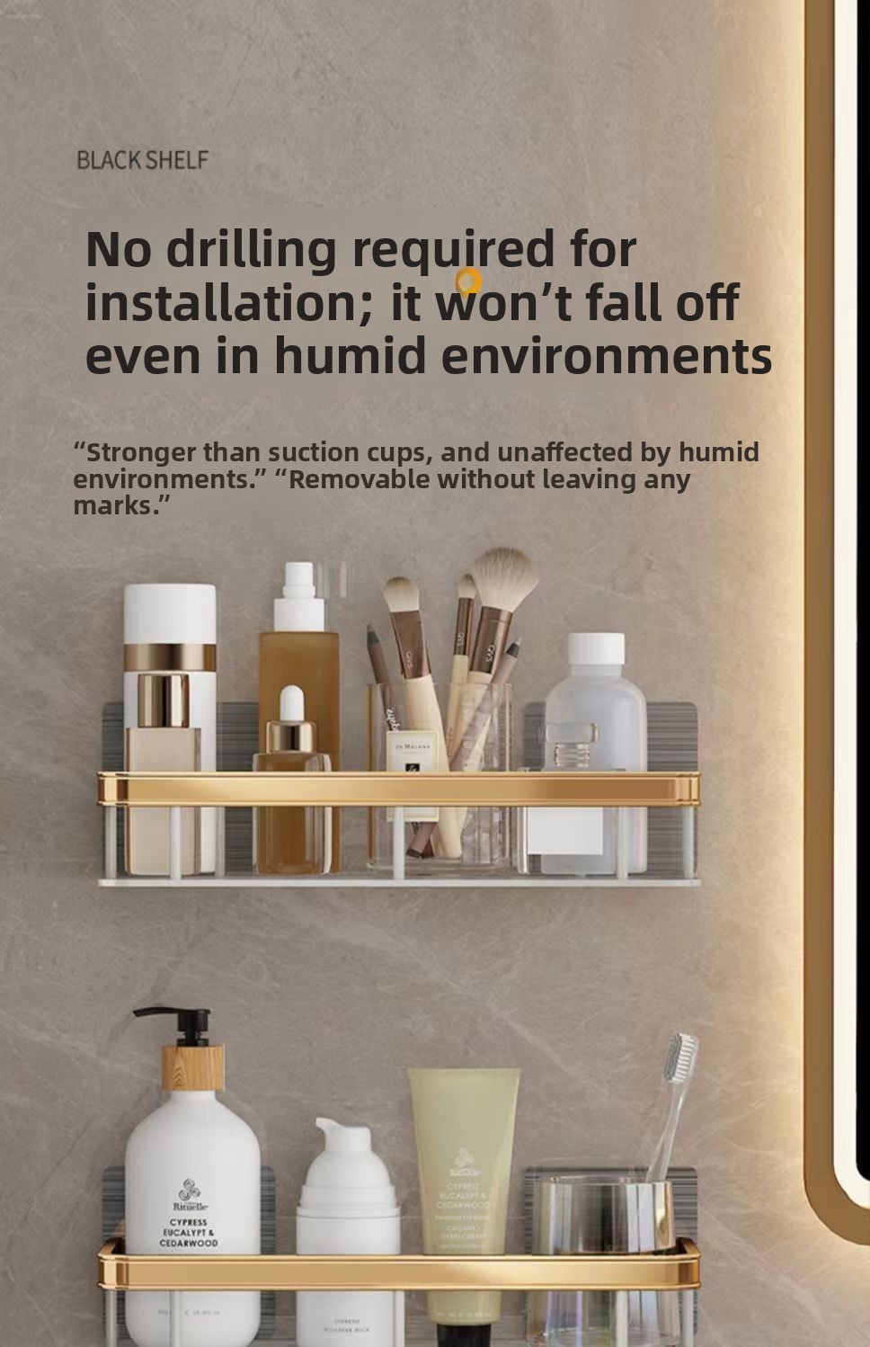 Bathroom shelf