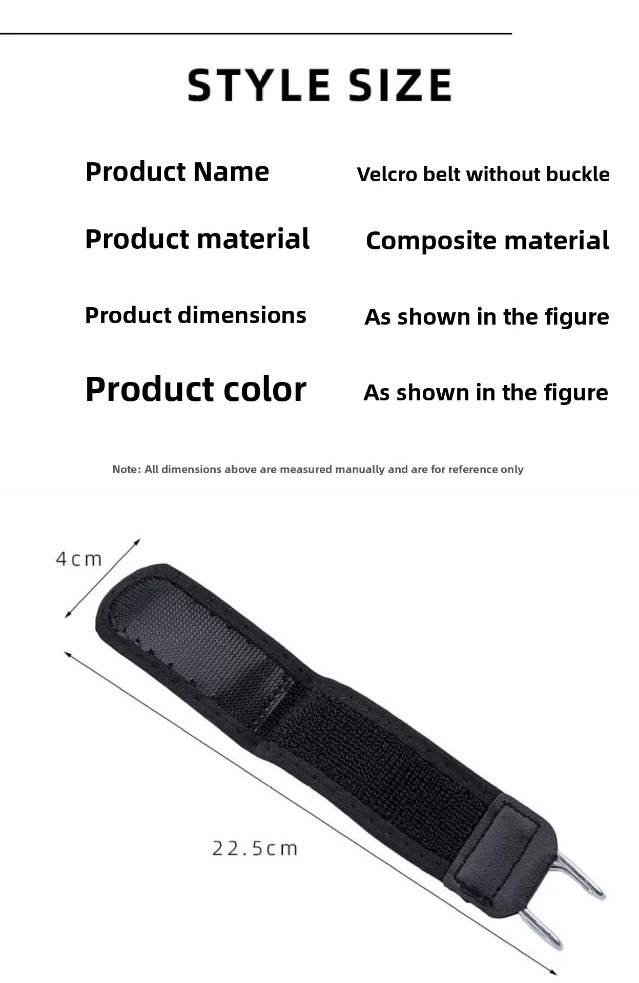 Men's Hook-and-Loop Waist Tightening Belt Without Buckle for Adjustable Comfort