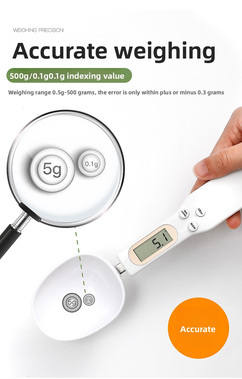 Electronic Measuring Spoon Scale Household Small Electronic Weighing Scale