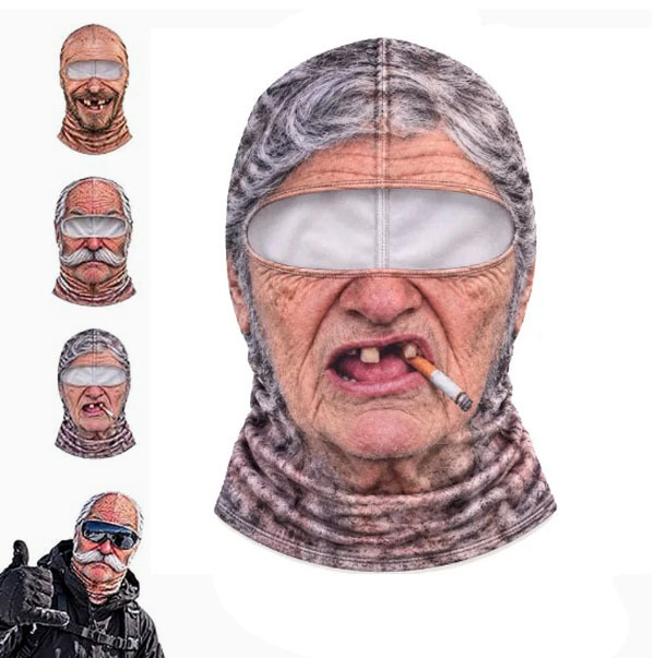 Novelty Animal Pattern Full Face Ski Cycling Mask