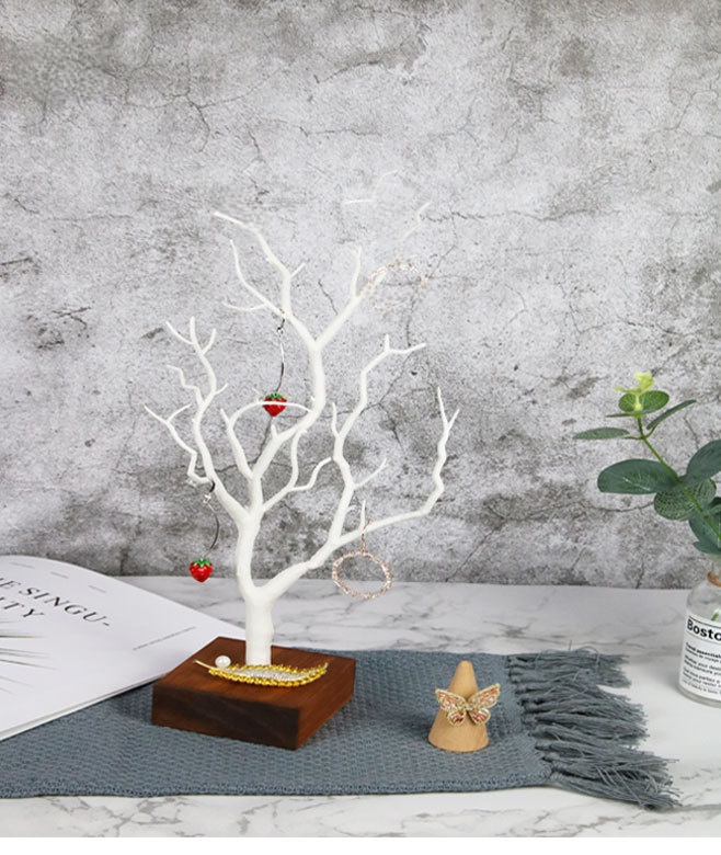 Creative Plastic Jewelry Shelf Tree