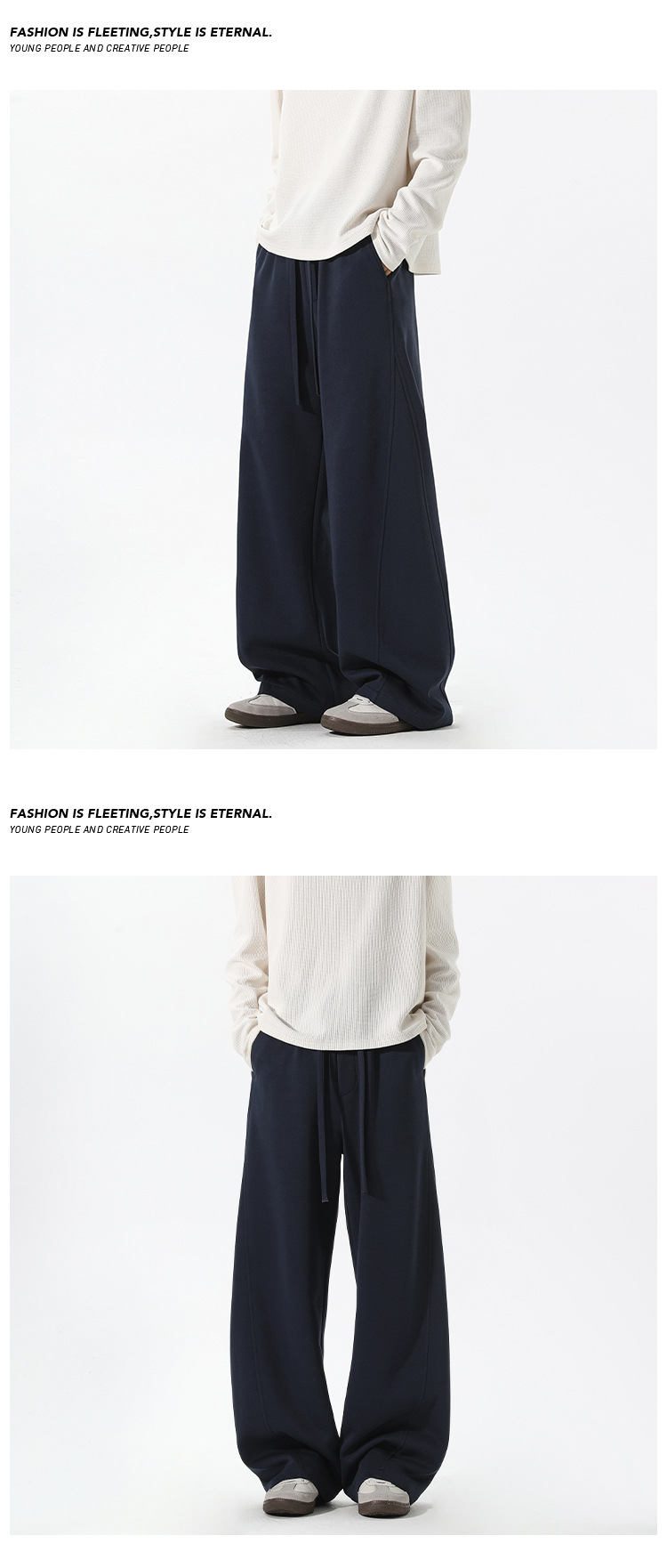Men's straight-leg casual pants