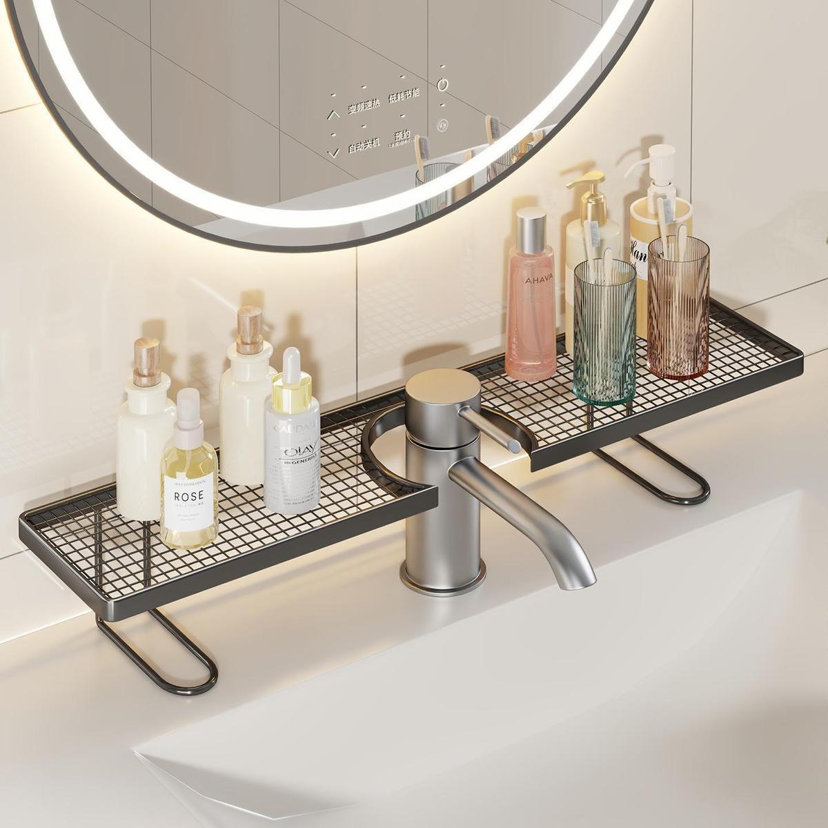 Vertical Faucet Storage Rack
