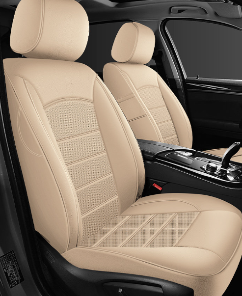 Car seat cover - genuine leather for the driver's seat