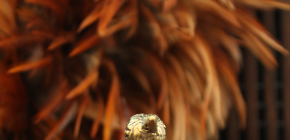Copper bird ornament decoration