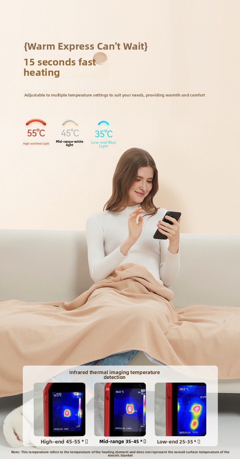 USB washable hot shawl