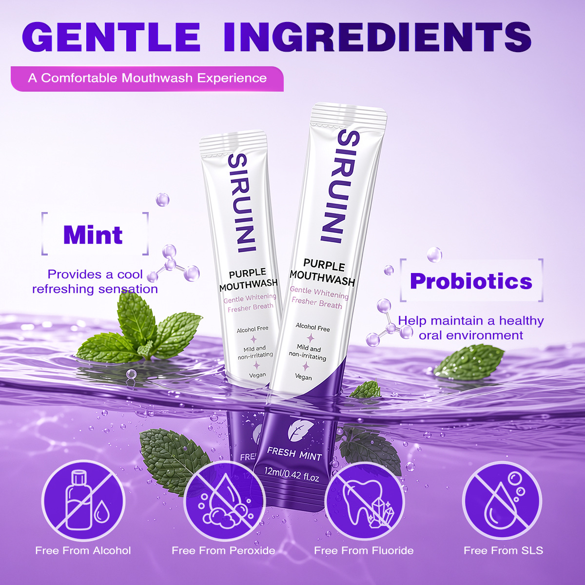 Fresh Purple Mouthwash