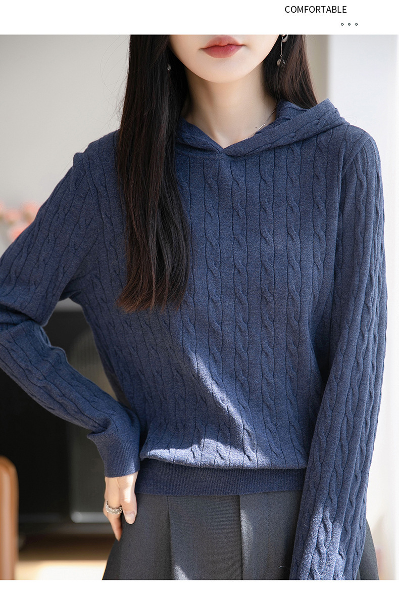 Loose-fitting pullover bottoming shirt
