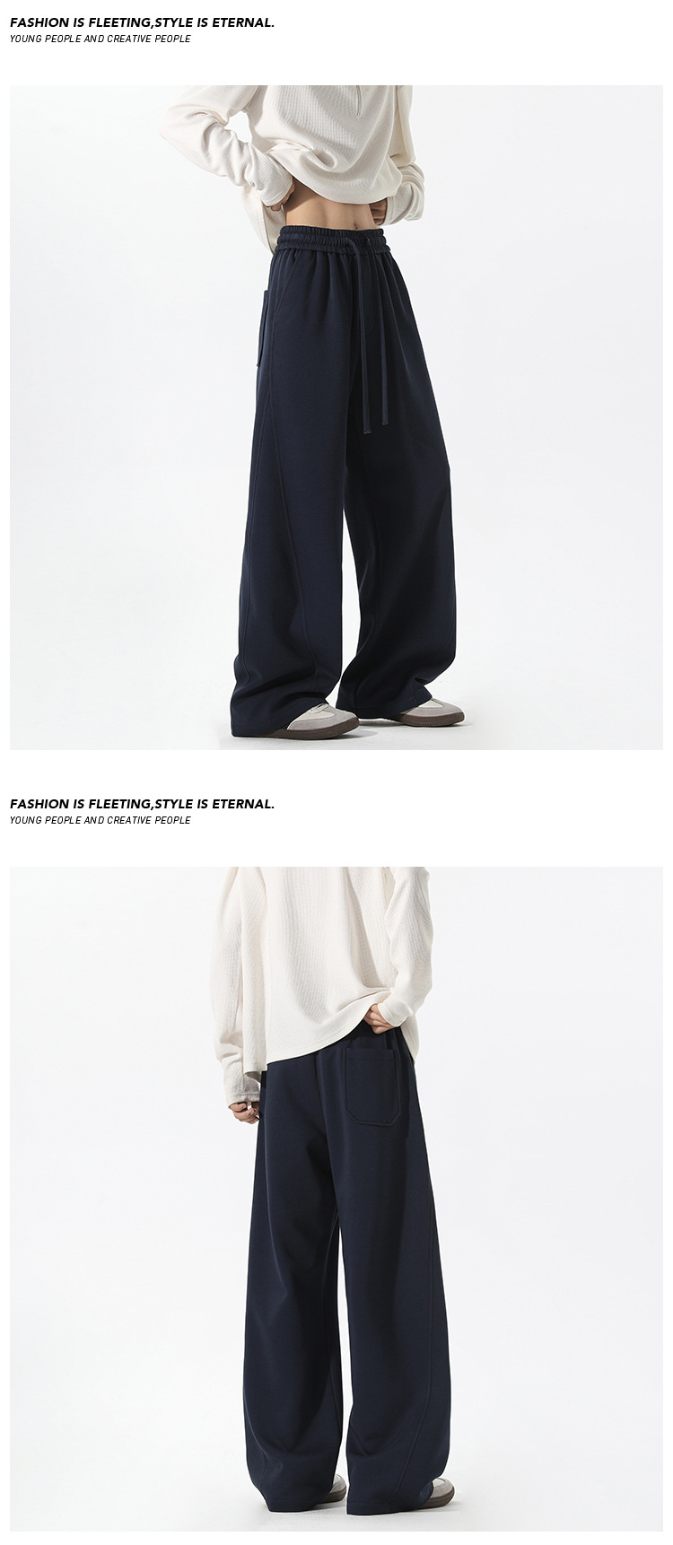 Men's straight-leg casual pants