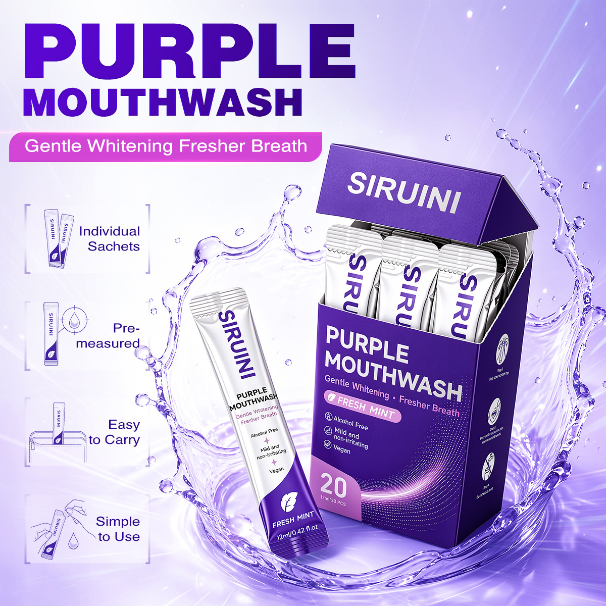 Fresh Purple Mouthwash