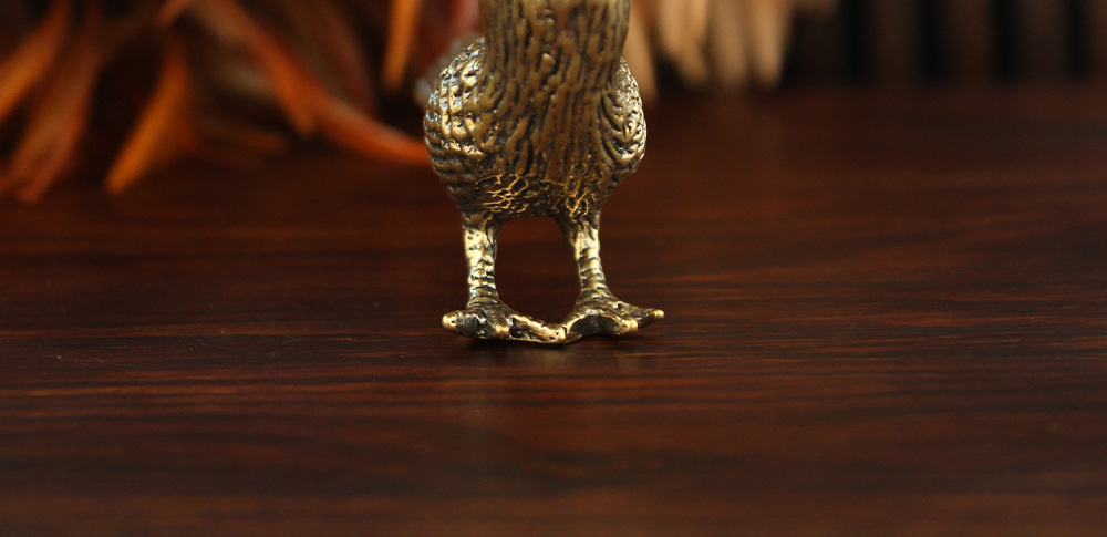 Copper bird ornament decoration