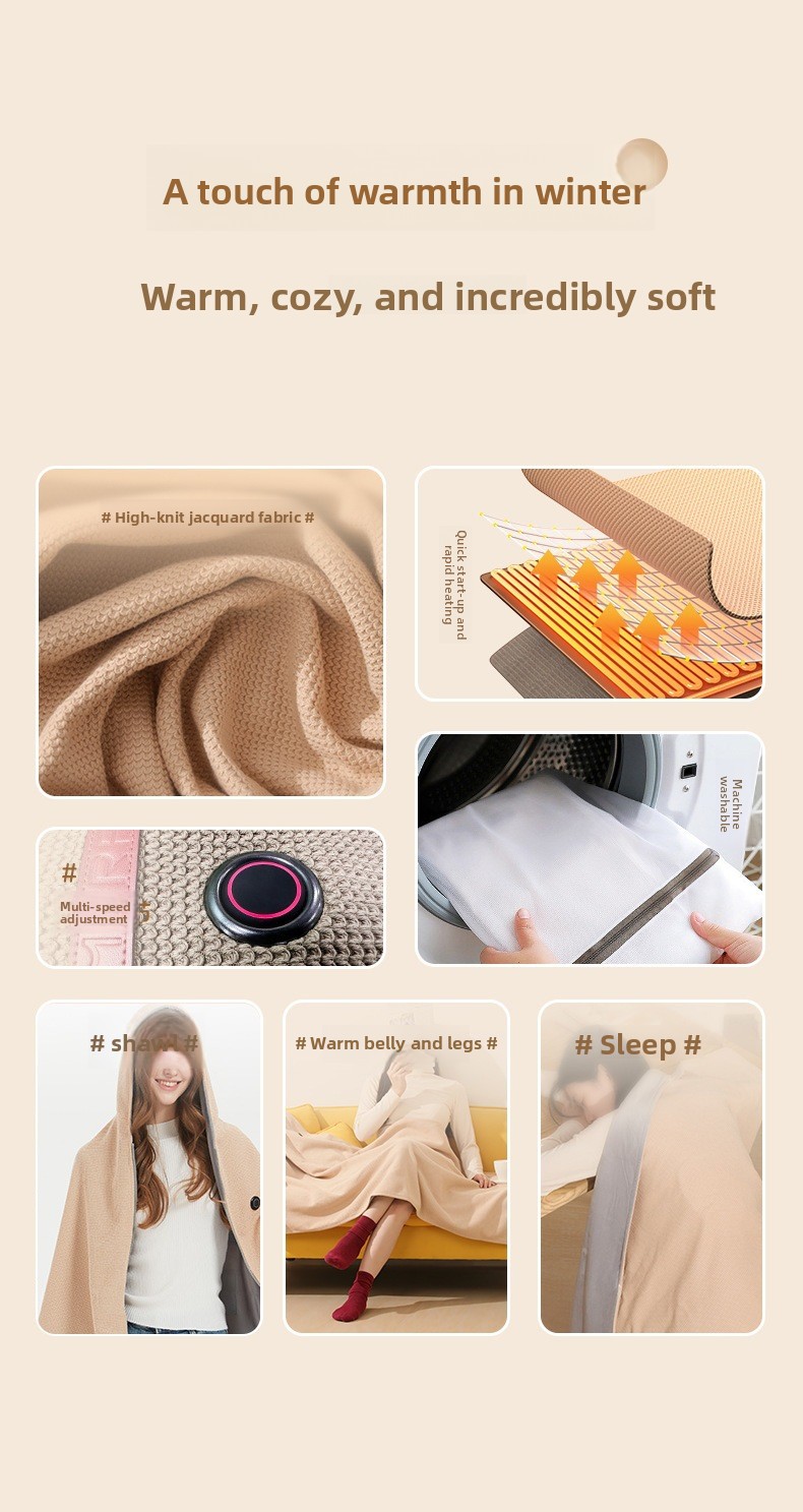 USB washable hot shawl