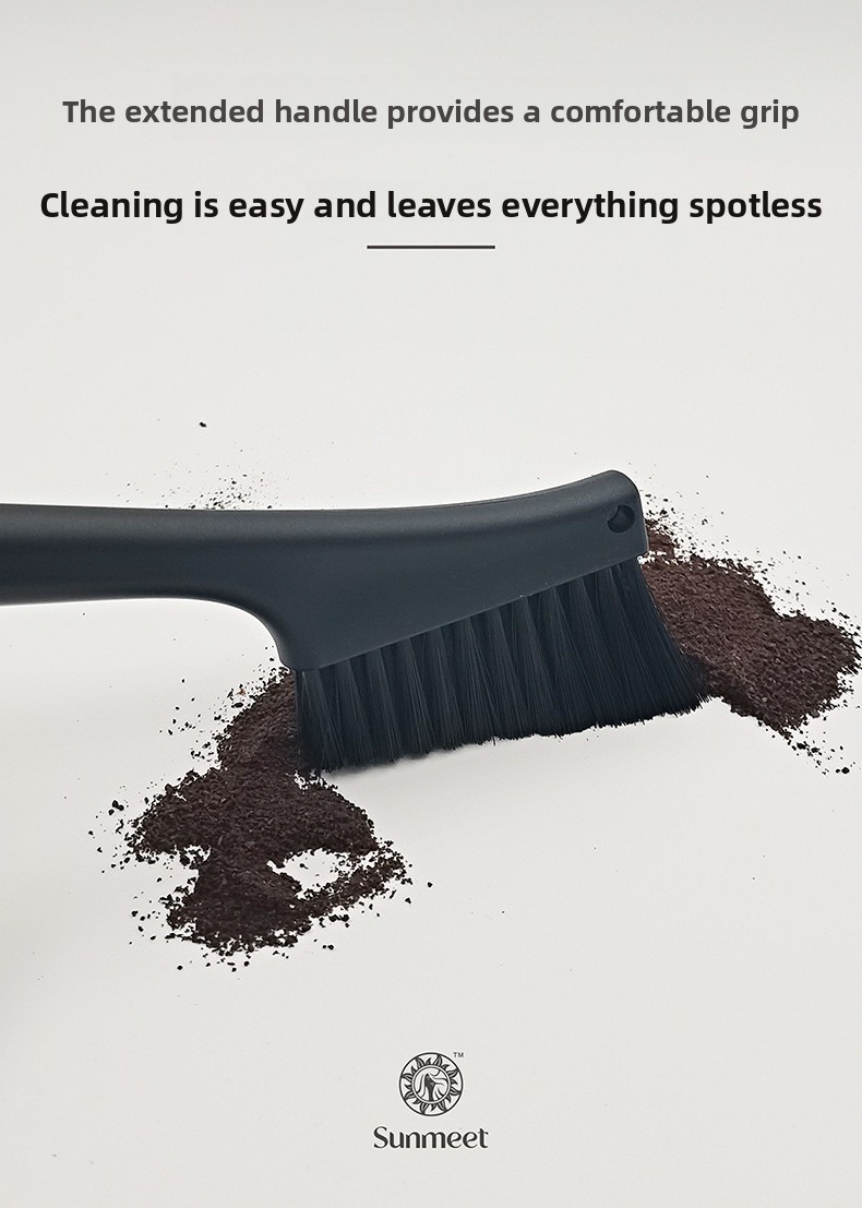 Coffee Machine Dual-Head Detachable Soft Bristle Cleaning Brush