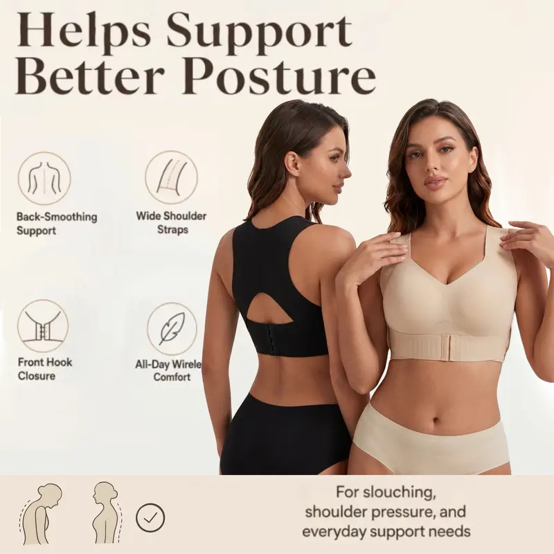 Seamless Wirefree Posture Corrector Body Shaper Vest