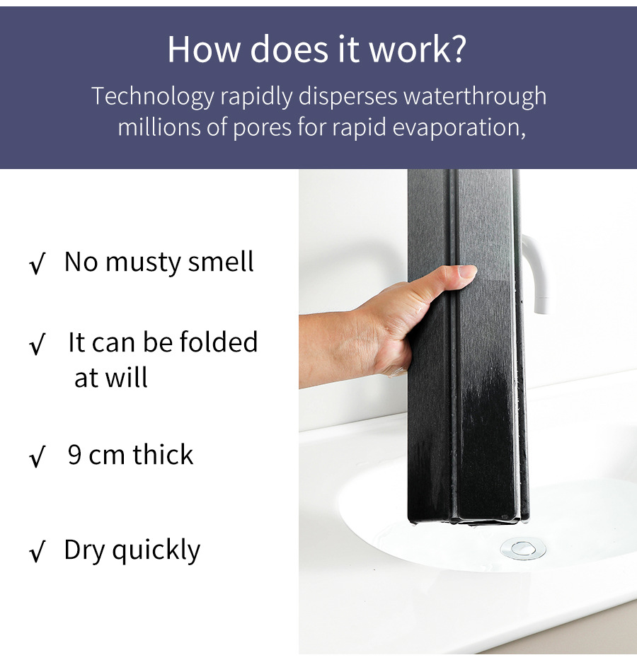 Bath Mat Diatomite Bath Mat Non-slip Quick-drying Mat Absorbent Mat
