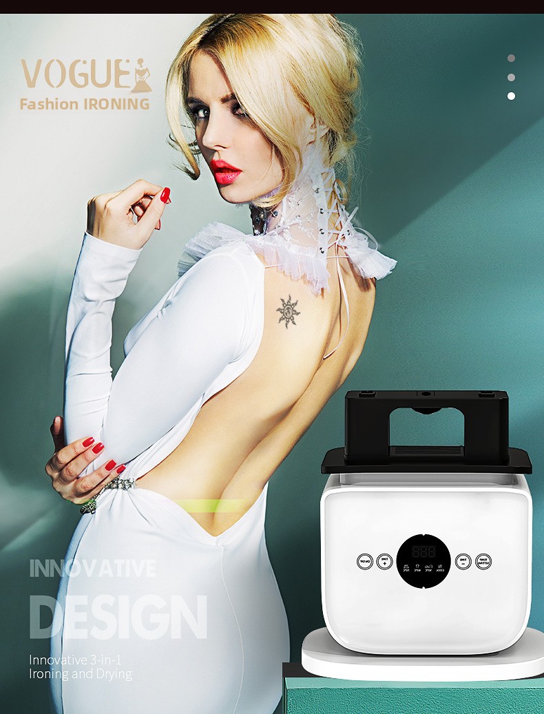 Fully Automatic Humanoid Garment Steamer and Dryer with Multiple Attachments