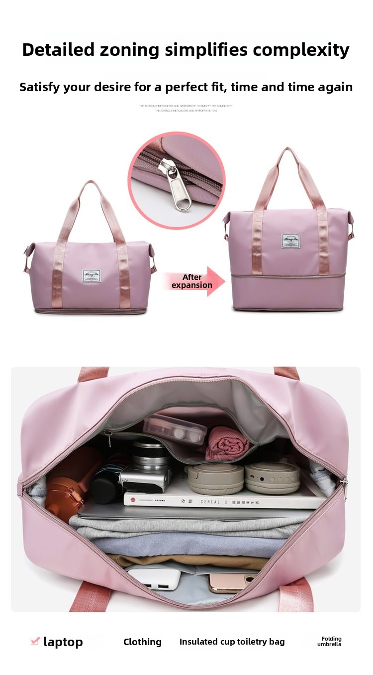 Foldable Large Capacity Waterproof Travel and Fitness Bag