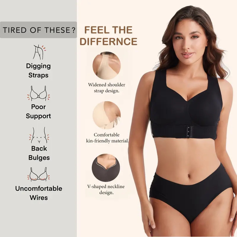 Seamless Wirefree Posture Corrector Body Shaper Vest