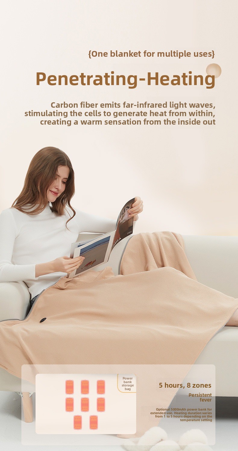 USB washable hot shawl