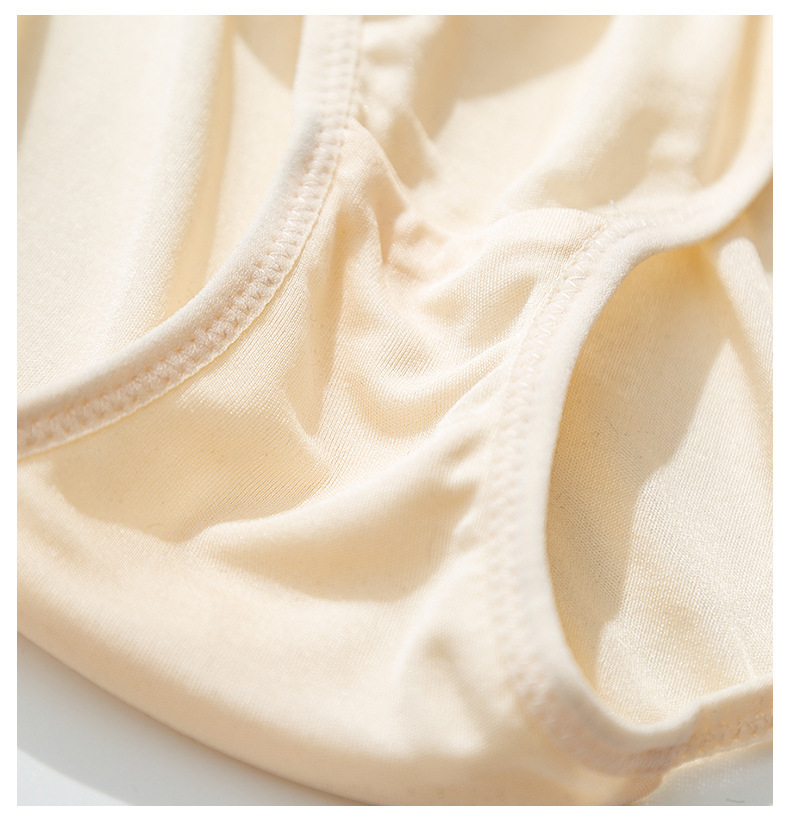 Women's Seamless Mulberry Silk High-Waist Breathable Briefs