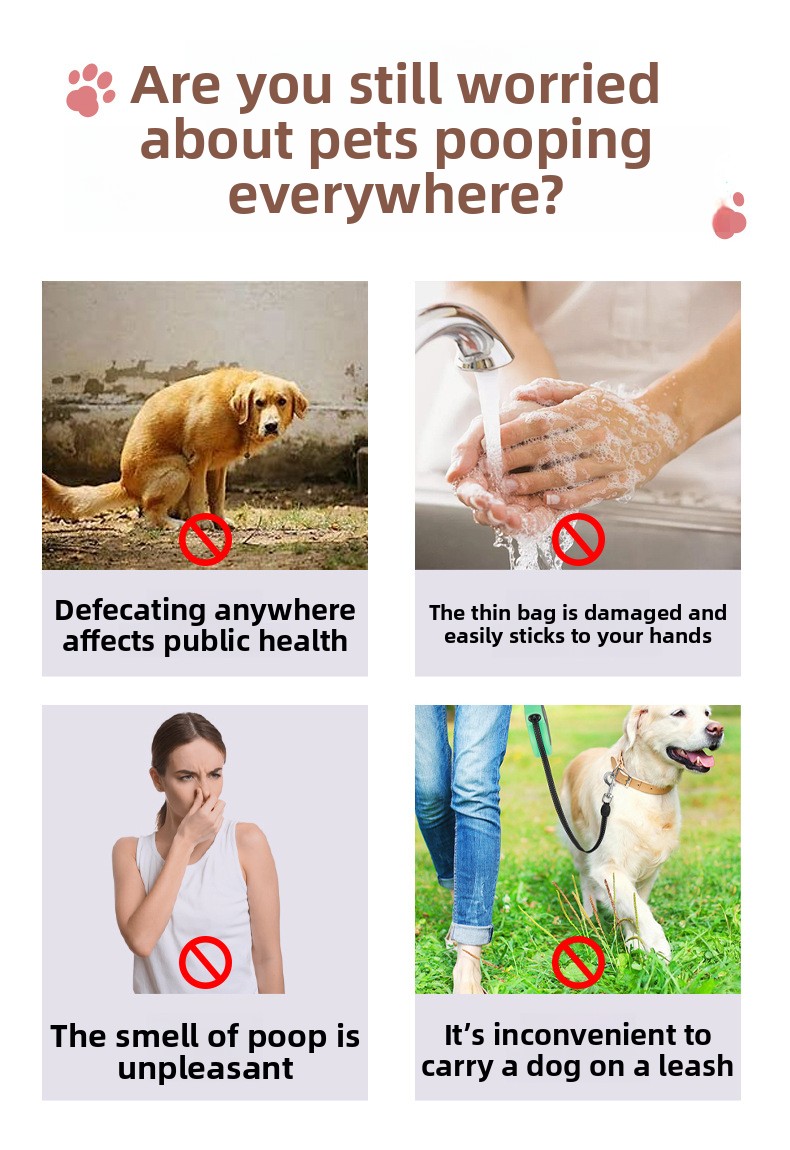 15 Count Portable Dog Waste Bags Roll Leak Proof Tear Resistant Poop Bag