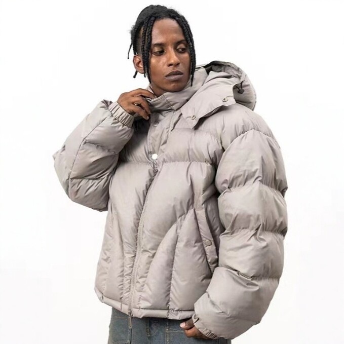 Loose-fitting winter casual jacket